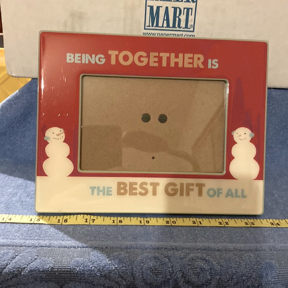 Snowman Picture Frame